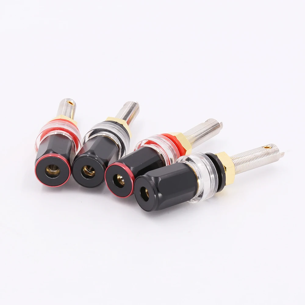 محطات مكبرات صوت مطلية بالروديوم ، موصل أعمدة الربط ، موصل مقبس موزة للإناث