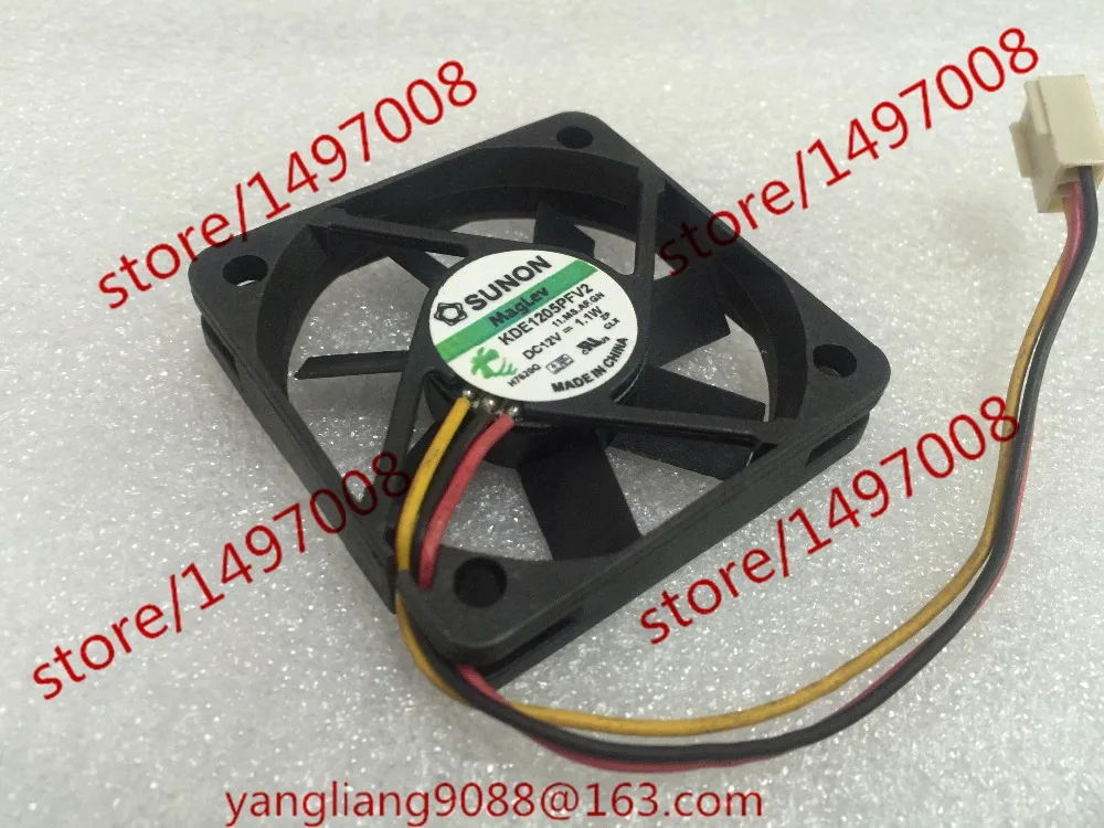 

SUNON KDE1205PFV2 11.MS.AF.GN DC 12V 1.1W 50x50x10mm Server Cooling Fan