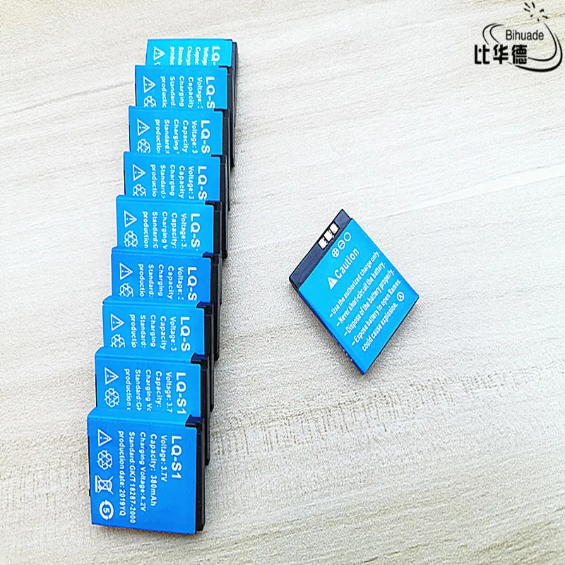 Batería de polímero de iones de litio para reloj inteligente DZ09, batería recargable de 2019 mAh, 3,7 de buena calidad, duradera, LQ-S1