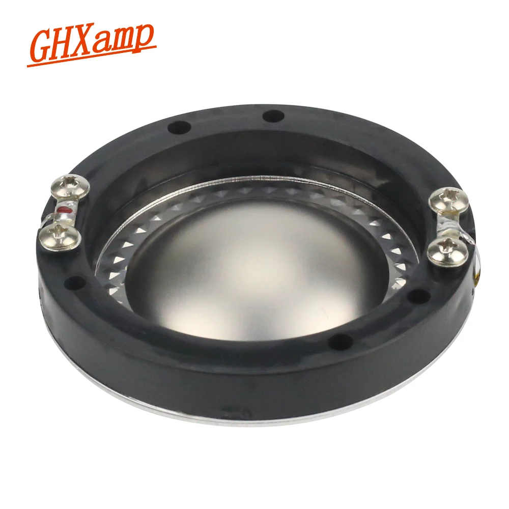 GHXAMP Flat Wires Titanium Film 44.4MM Voice Coil Horn Tweeter Diaphragm 44 Core 8OHM Speaker Repair Accessories Driver DIY 2PCS