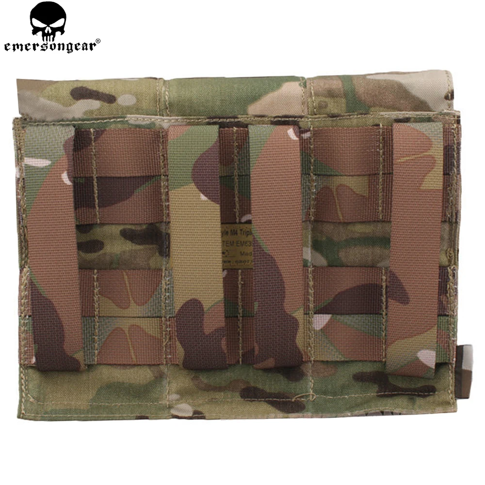 EMERSONGEAR LBT Style M4 Triple Pistol Mag Pouch Molle Hunting Airsoft Paintball Combat Gear Gun Magazine Pouch EM6352