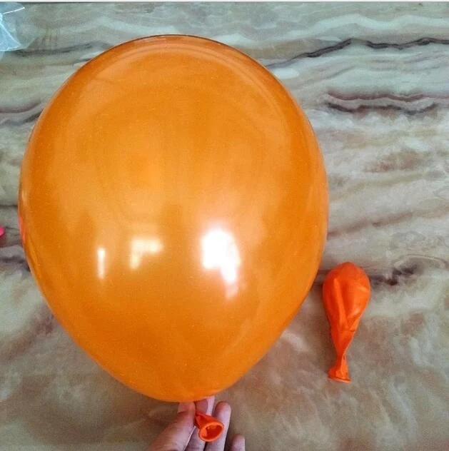 40 10-inch orange latex balloons children\'s party decoration helium birthday decoration adult children\'s toys baby shower