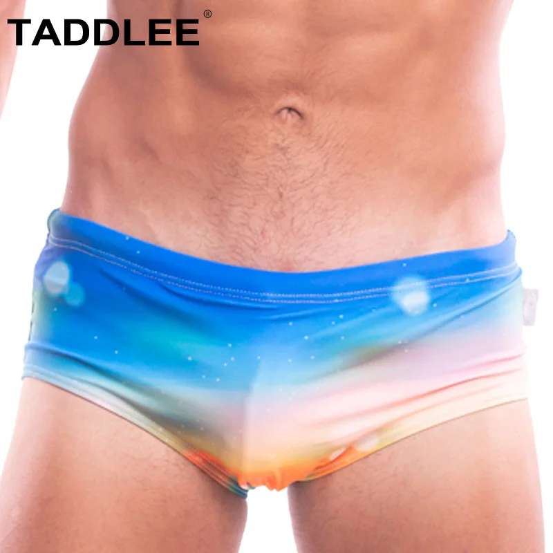 

Taddlee Brand Sexy Swimsuits Men Swimwear Swimming Boxer Briefs Bikini 3D Print Low Rise Boardshorts Surfing Trunks Shorts Gay