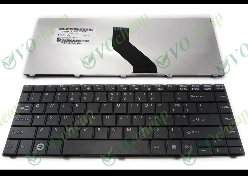 

Новая американская клавиатура для ноутбука Fujitsu Lifebook LH520 LH530 LH531 LH530G Black-V 160630 AS1 США, CP 483548 -01
