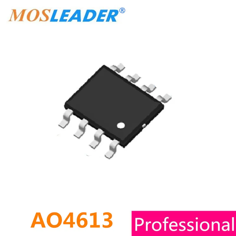 

Mosleader AO4613 SOP8 100 шт. 1000 шт. 30 в 7.2A -6.1A двойной P + N-канальный МОП-транзистор высокого качества