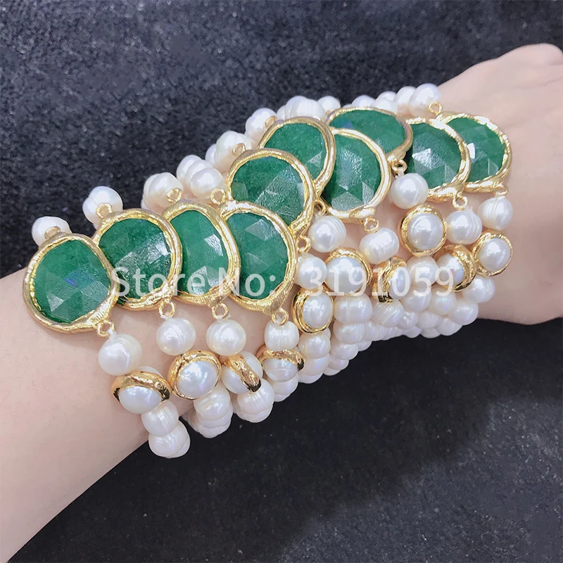 

Europe and the United States simple pearl individuality joker temperamental bracelet jewelry female