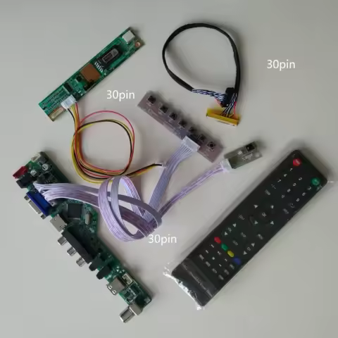 LCD TV HDMI-compatible AV AUDIO USB VGA 1 CCFL lamps Controller Board For LP171WP4-TLN2 LP171W01-A4 1440X900 card display