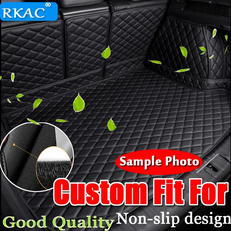 

RKAC Custom car trunk mats for Mazda all models CX-5 mazda 3 6 CX-4 CX-7 car styling Interior Accessories Cargo Liner LEATHER