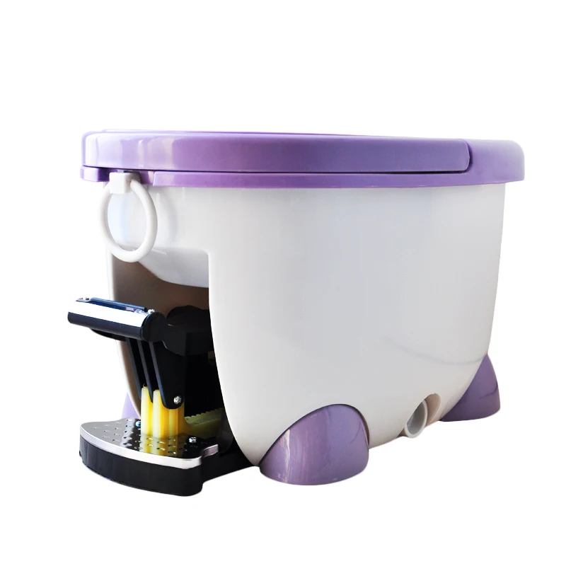 Moped Foot Free Hand Washing Automatic Mop Bucket Rotating Mop Wet And Dry Mopping Bucket