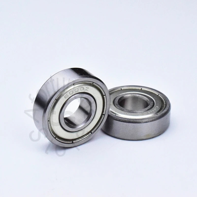 6000ZZ 10*26*8 (Mm) 1 Buah Bearing ABEC-5 6000 6000z 6000ZZ Chrome Steel Deep Groove Bearing