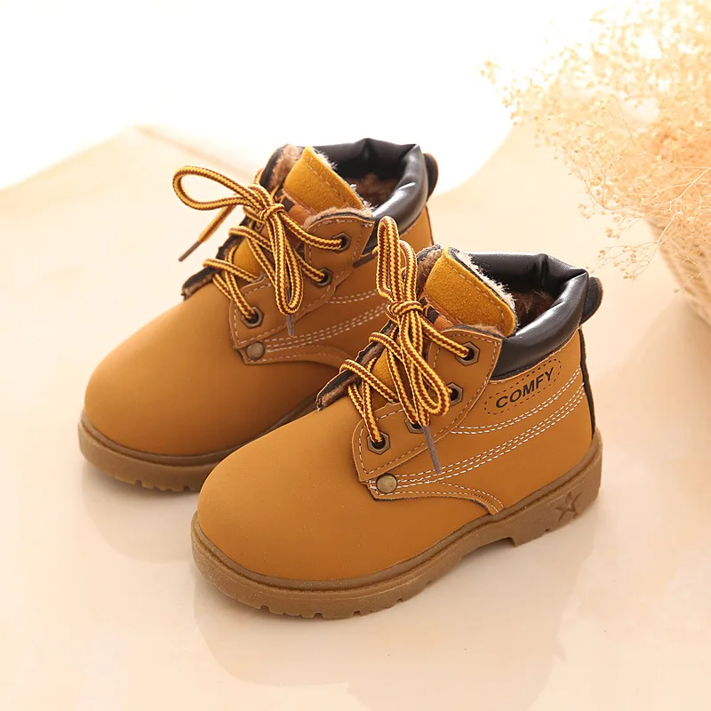 New Fashion Winter Baby Boots Boys And Girls Calzado Botas Ninas 2022 Infant Girl Winter Leather Boots Baby Warm Snow Boots