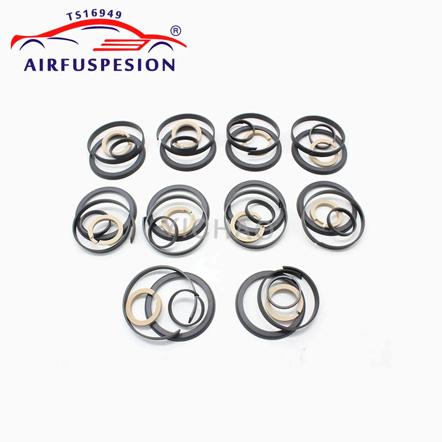 10 Sets For Mercedes W164 W251 W166 W221 Air Compressor Pump Repair Kits Piston Rings 1643201204 1663200104 2213201304