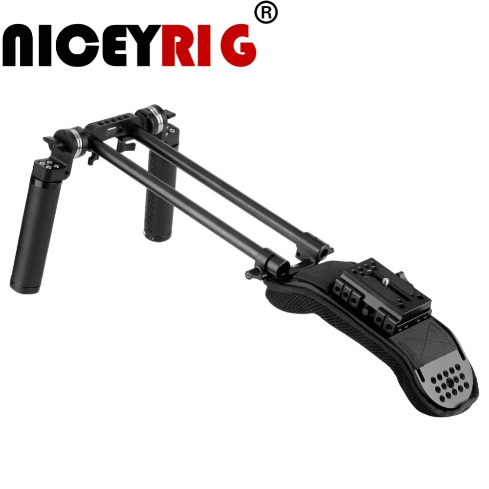 

NICEYRIG for sony a6500 a6300 a6000 a7iii a7m3 And More Model Generic Shoulder Rig Kit Support for DSLR Camera Cage Photography