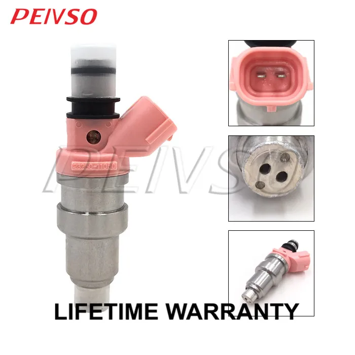 PEIVSO 4pcs 23209-11050 23250-11050 Fuel Injector For TOYOTA JP CYNOS 91~95 CALDINA 4EFE 89~98 COROLLA 92~02 1.3L 1.5L 5EFE