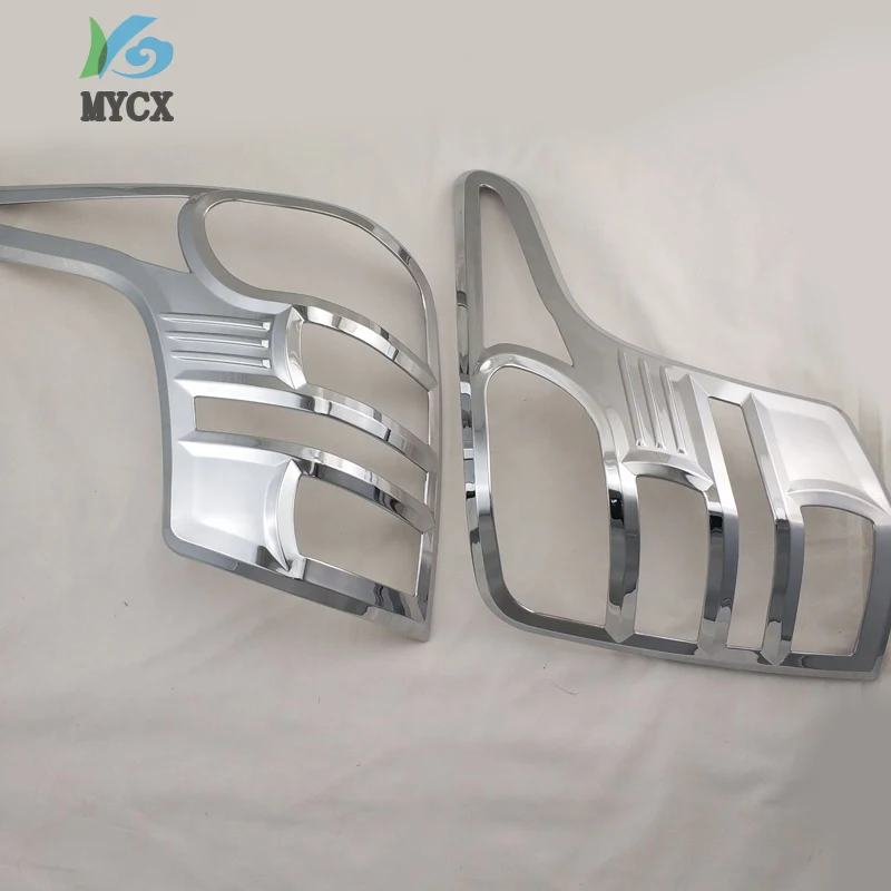 

2016-2019 Chrome Tail Lights Cover For Mitsubishi L200 Triton Rear Lamp Cover For Mitsubishi L200 Accessories Car styling