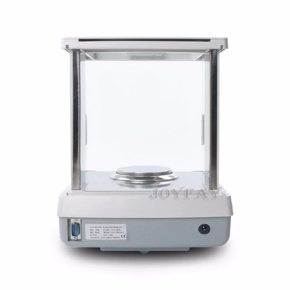 U.S. Solid Weight Scale 320 x 0.0001 g 0.1mg Lab Analytical Balance Digital Electronic Precision CE