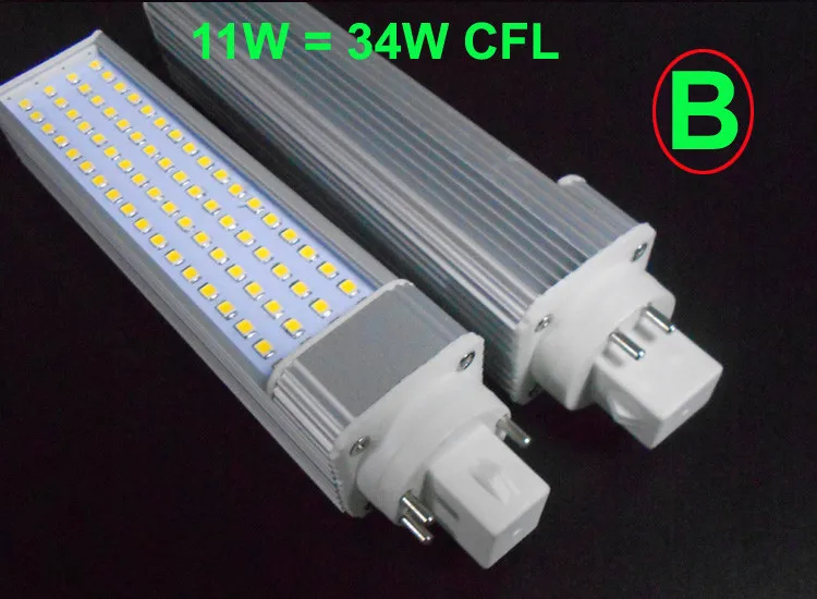 g24 led bulb 4pin g24q 1 led light 5W 7W 9W 10W 11W 12W 13W 14W SMD5730 5050 2835 casquillo g24 AC85-265V 110V 220V 230V 240V