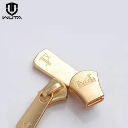 WUTA 5pcs Best Quality 3#/5# Excella Zipper Slider Pulls YKK Gold Metal Slider Pull Metal Zipper Made in Japan / Hongkong