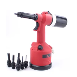 YOUSAILING Quality Auto Pneumatic Riveter Set Rivet Nuts Gun Air Nut Riveting Tool Kit M3-M12