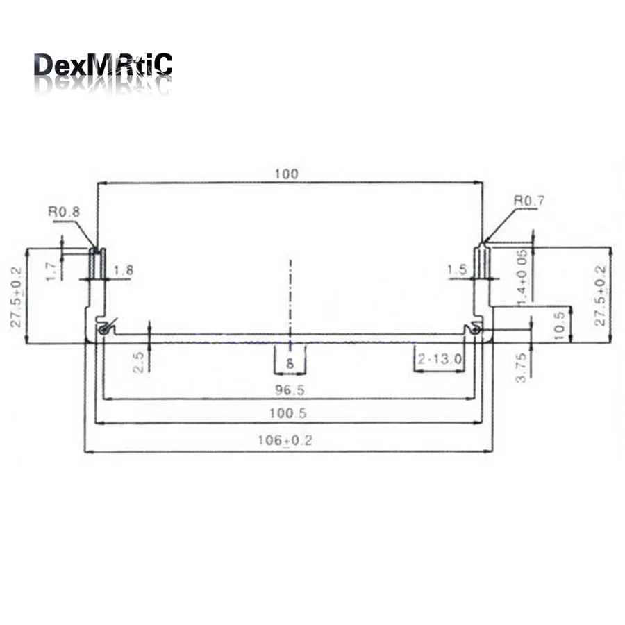 Aluminum Project Box Electrical Enclosure Case DIY 55mm(2.16\