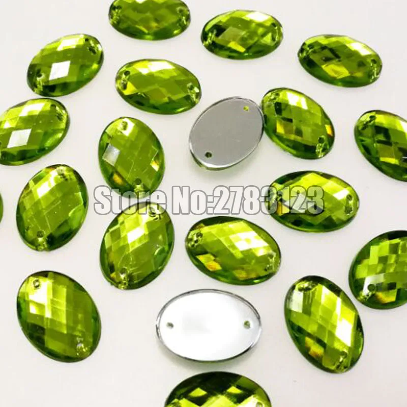 8x10mm 10x14mm 13x18mm 18x25mm oval shape High quality Acryl sew on rhinestones with two holes,diy/clothing accessories