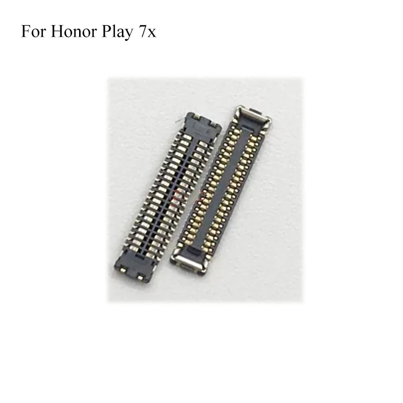 2PCS LCD display screen FPC connector for huawei honor play 7X 7 X logic on motherboard mainboard/on the flex cable