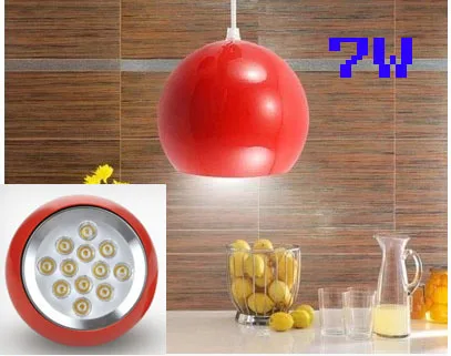 

AC90-260V 7W Led Morden Ceiling Mounted Dining Table Light Pendant