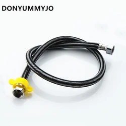 1pc Stainless Steel Water Heater Hot and Hold Inlet Pipe Double High Pressure Explosion-proof Bathroom Toilet Hose