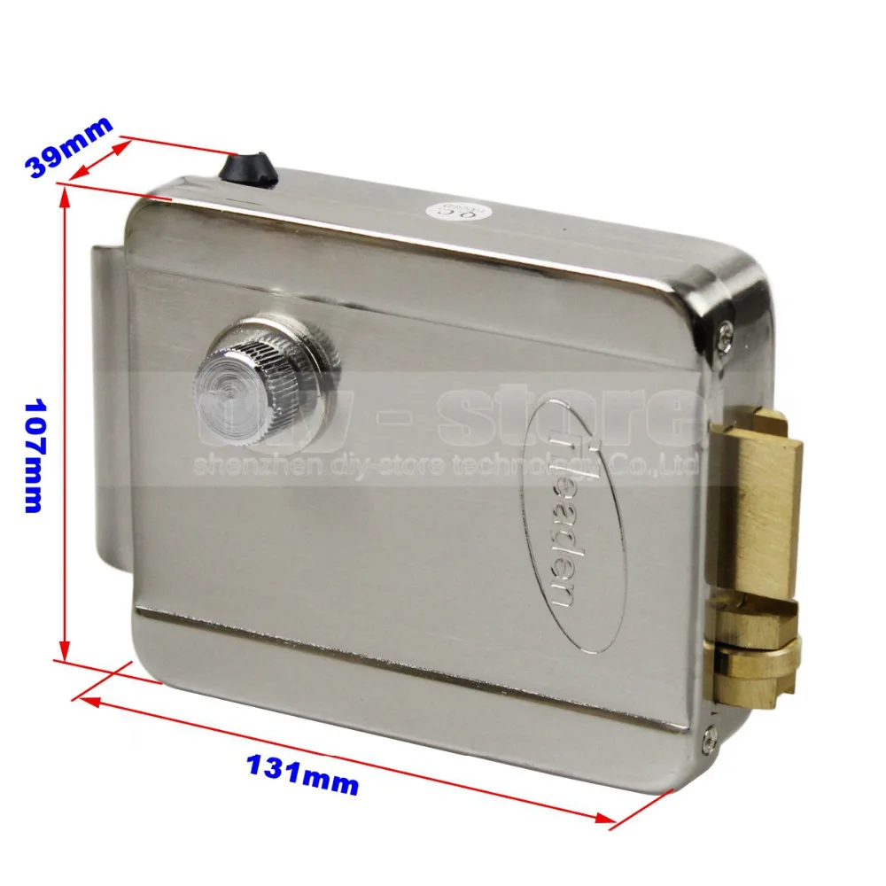 DIYSECUR Electronic Lock Door Lock Security System for Veideo Door Phone Doorbell Intercom Access Control System