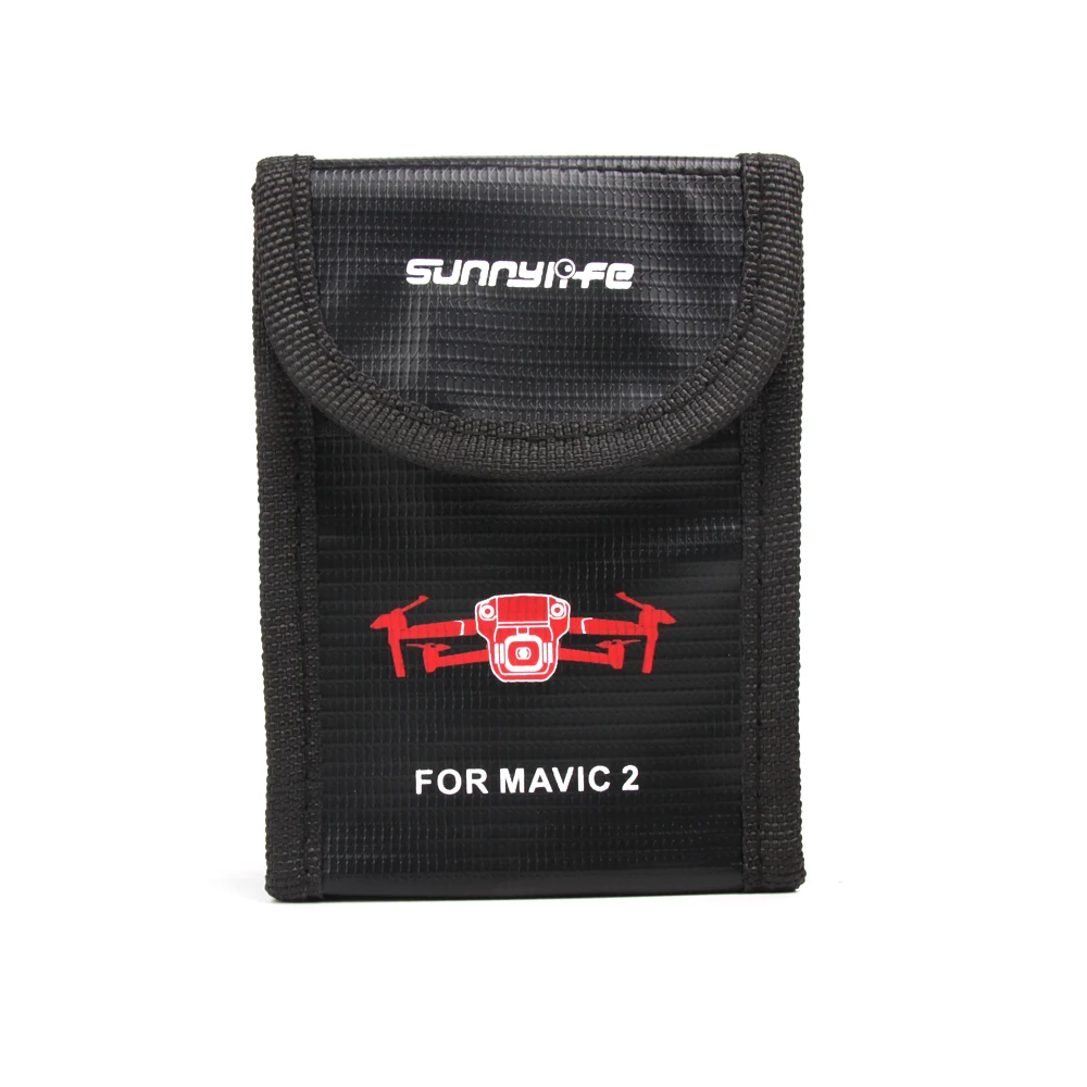 SUNNYLIFE Explosion-Proof Lipo Battery Safe Safety Guard Charging Storage Holder Bag For DJI Mavic 2 Pro/2 Zoom Drone Accessory