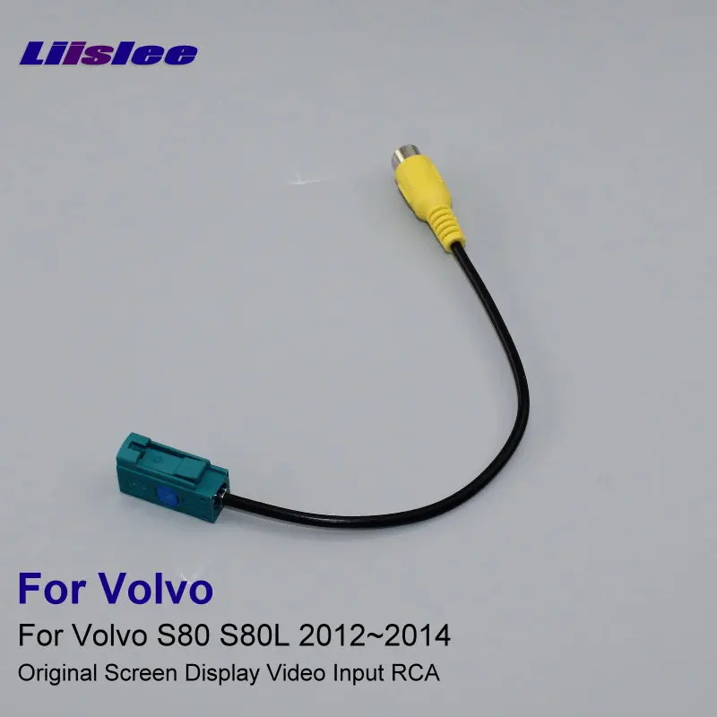 

For Volvo S80/S80L 2012-2014 Car Original Video Input Switch RCA Adapter Rear View Camera Connector Wire Cable