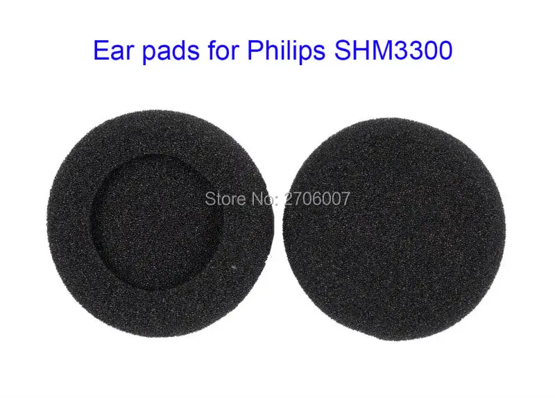 2 Cặp Earmuffes Bọt Biển Nắp Lưng Thay Thế Cho Philips SHM1500 SHM3300 SHM3400 SHM3560 HL155 Ti Ng? M Ch? Ng L? Ch R? Ng (Miếng Đệm Tai Nghe/Đệm/earcap)