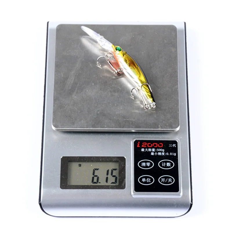 1Pcs Minnow Fishing Lure Floating water Laser Hard Artificial Bait 9.4cm 6g Fishing Wobblers Carp Bait Crankbaits Fishing Tackle