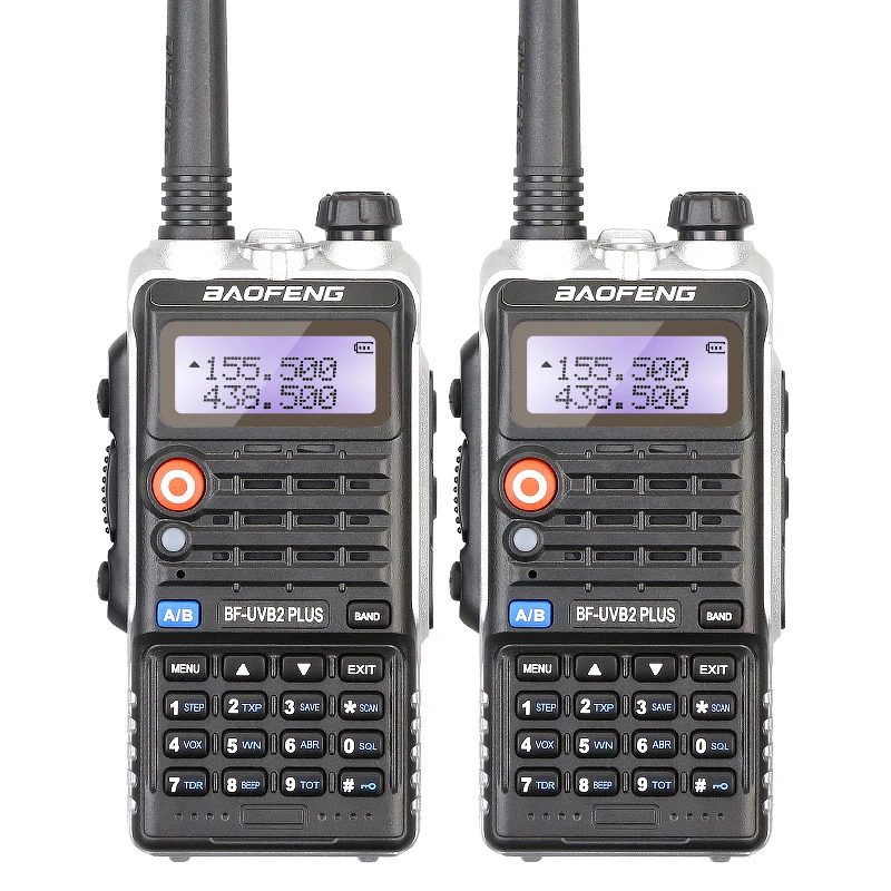 

2 шт., бесплатная доставка, изысканная Двухдиапазонная рация Baoeng UV-B2 PLUS, Двухдиапазонная рация CB 136-174/400-520, бесплатные наушники