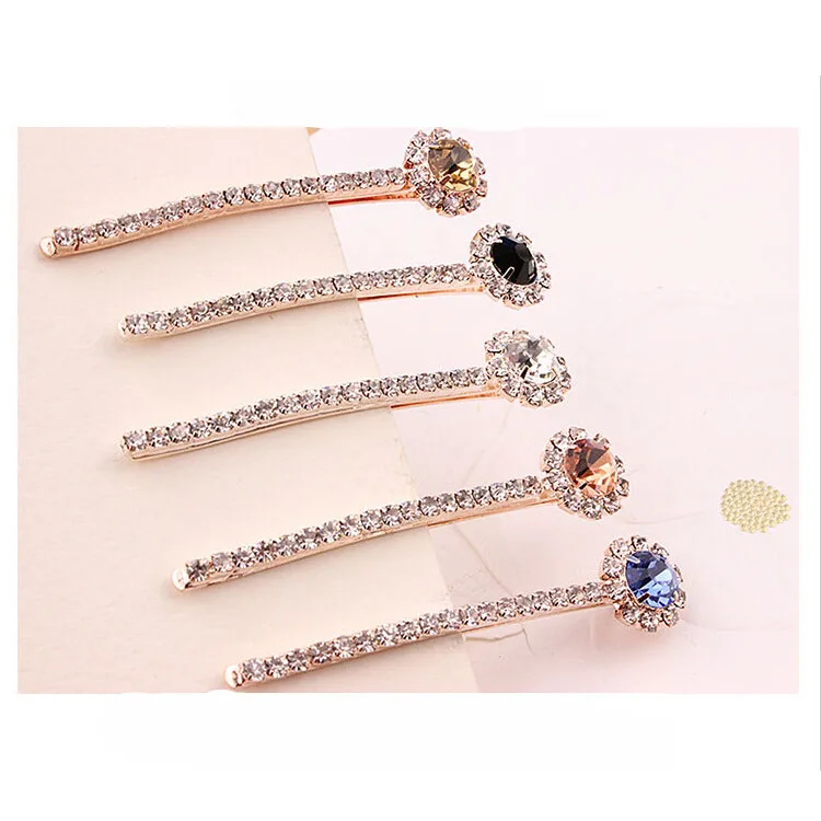 Korean Version Of The New Hair Accessories Hairpin Hairpin Side Folder Word Folder Wholesale