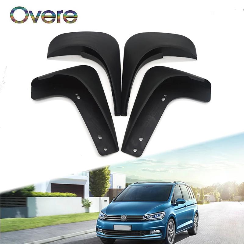 

Передние и задние брызговики автомобиля OVERE для 2004 2005 2006 2007 2008 2009 2010 VW Touran Caddy, аксессуары для стайлинга автомобилей, 1 комплект