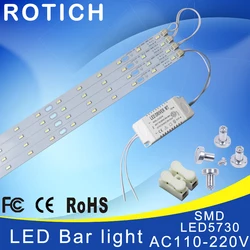 41cm 220V High Brightness 5730 LED Bar Lights LED Tube,Ceiling Lamp LED Light Source,with Power Driver + Magnetic Holder.