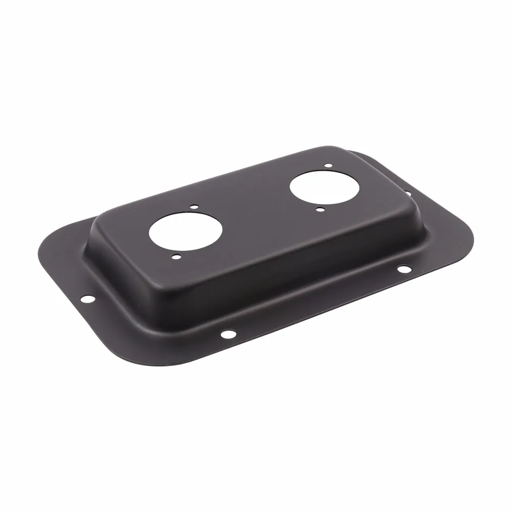 1pc Speakon Jack Platte 137*90mm Stahl Gericht Bord XLR Phono Stecker Bühne Lautsprecher Einbau Bord Buchse junction Box – Detail 8