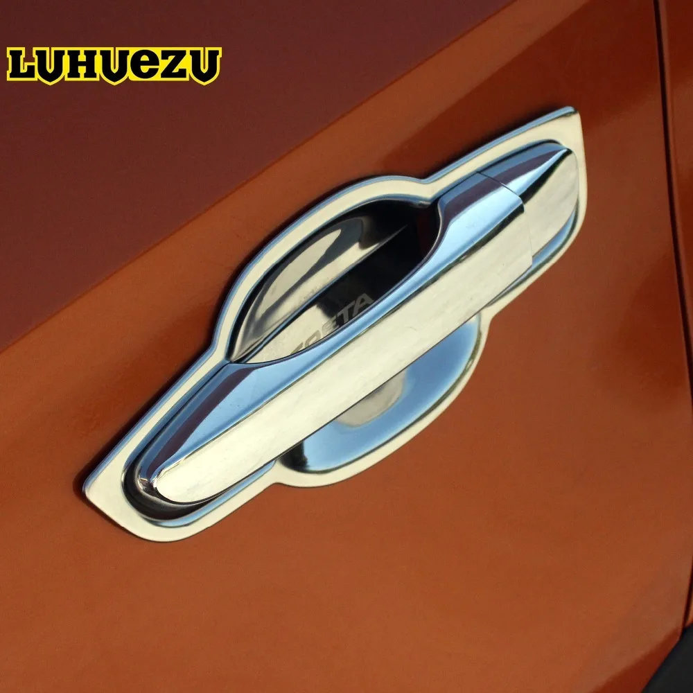 New Arrival Stainless Steel Car Door Handle Bowel Cover Protection trim For Hyundai IX25 Creta 2015 2016 2017 2018 Accessories