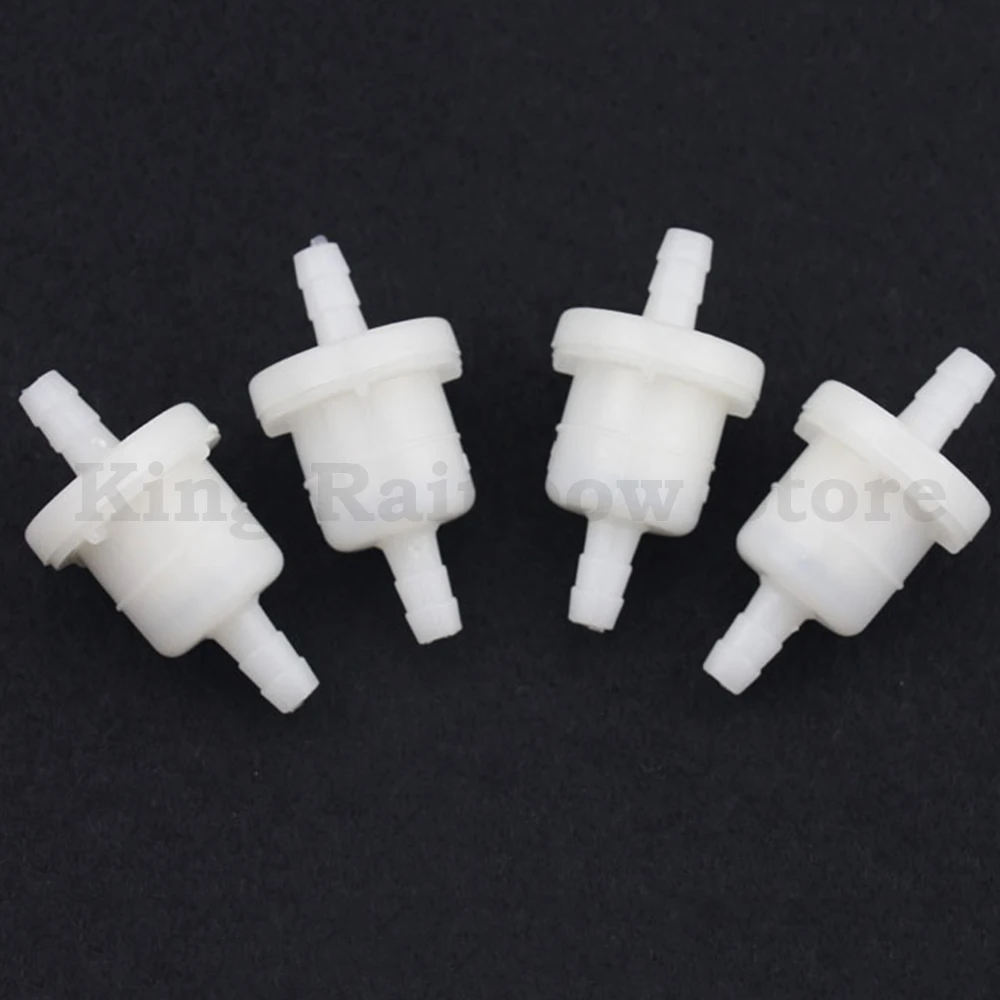 New 4pcs Plastic Fuel Gas Fuel Filter 50cc 90cc 110cc 150cc 250cc China Atv Dirt bikes, Go Karts, Scooters, Etc