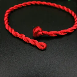 4pc/lot Cute DIY Good Luck Red String of Fate Rope Bracelet Women Friendship Handmade Cord Lucky Kabbalah Bracelet Jewelry Gift