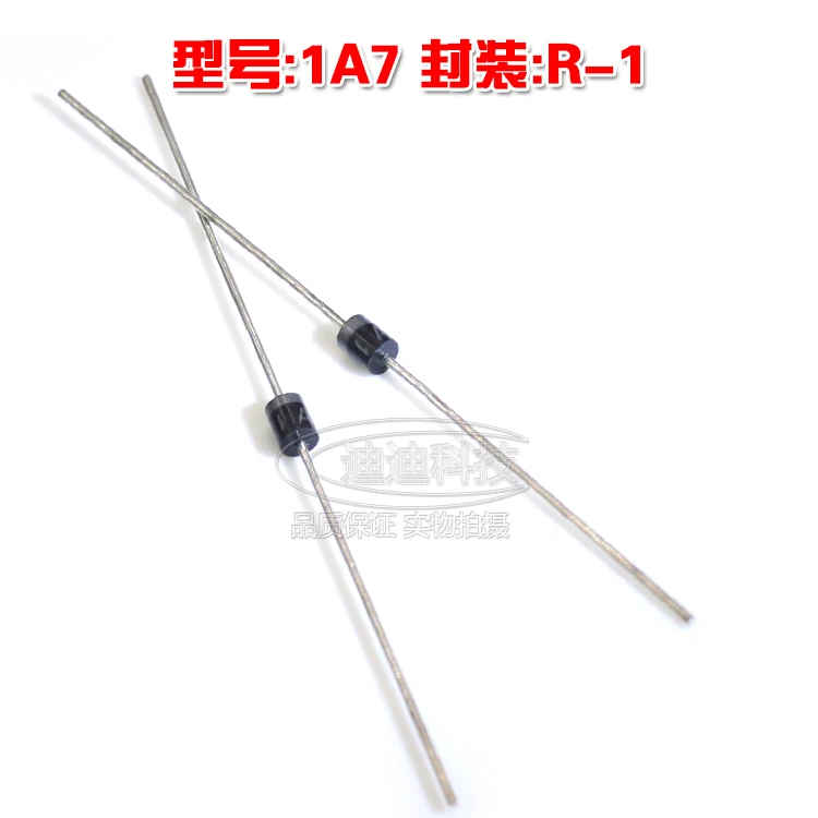 New 1A7 R-1 Rectifier Diode Output 1000V 1A 1A7 Plastic Straight Insertion