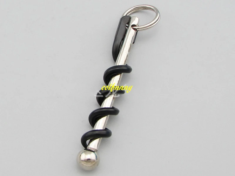 

500pcs/lot Multifunctional Mini Keyring Stainless Steel Corkscrew Red Wine Bottle Opener Keychain Bottle Opener