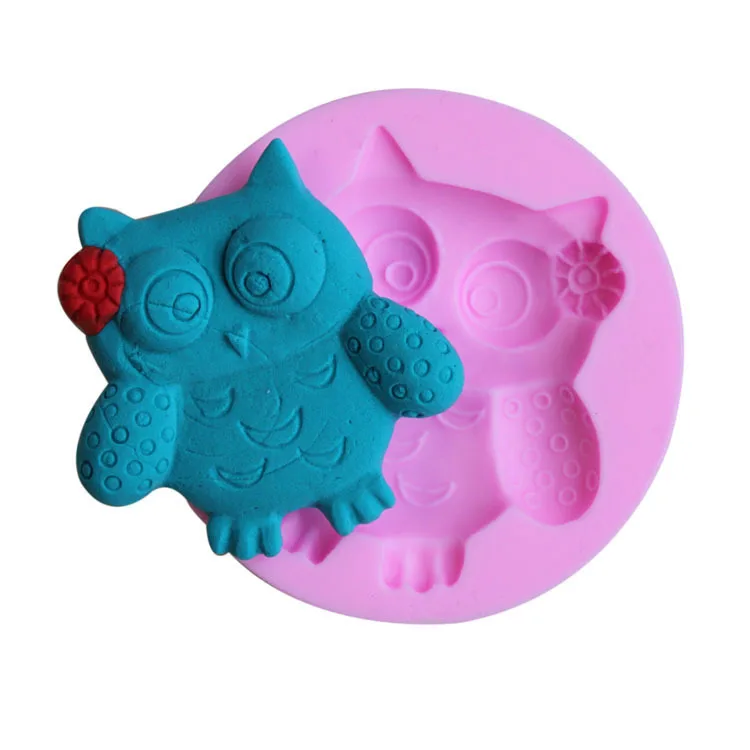 Small Owl Shape Hands Shape 3D Silicone Cake Mold, Cartoon Figre/cake Tools Soap Mold Cake Decoration D407