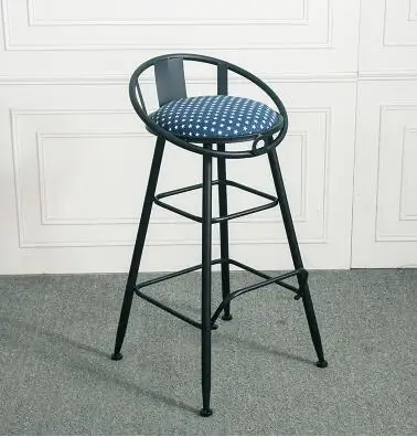 European iron home bar stool.