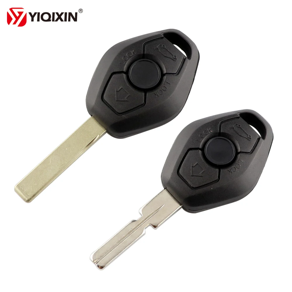 Remote Car Key Shell Fob Cover Case For BMW E38 E39 E46 Z3 Z4 X3 X5 M5 325i For BMW 1 3 5 7 Series No Logo Uncut Blade HU92/HU58