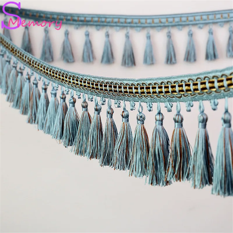 12M  Europe Curtain Tassel Lace beads hanging spike Hanging Ball Tie Back Straps Holders Accessories Home Decoration