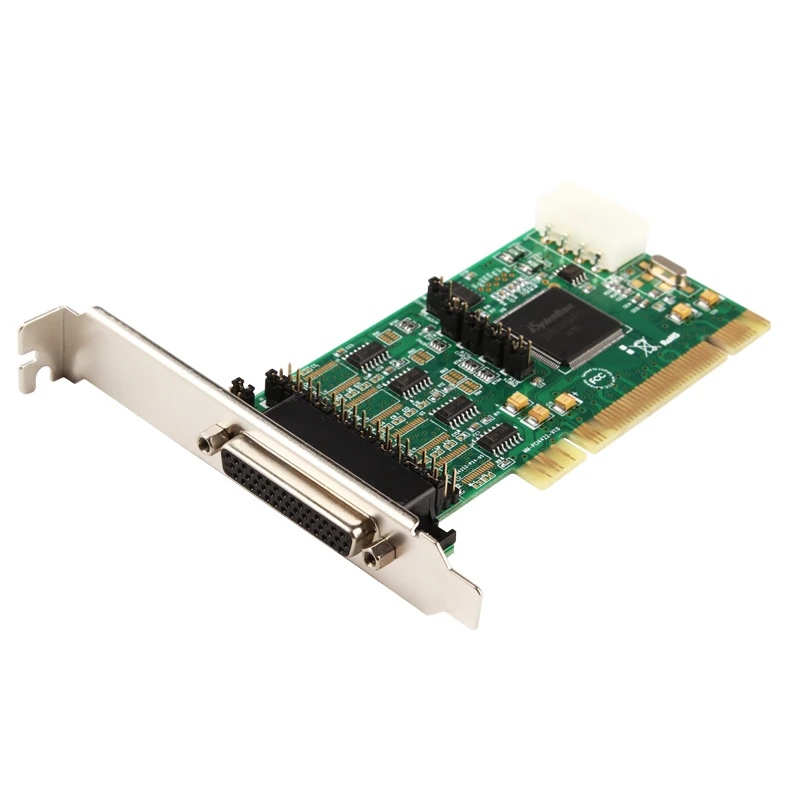 4 Ports RS422 RS485 Serial DB-9 Pin PCI Host Controller Card Chipset for SysBase