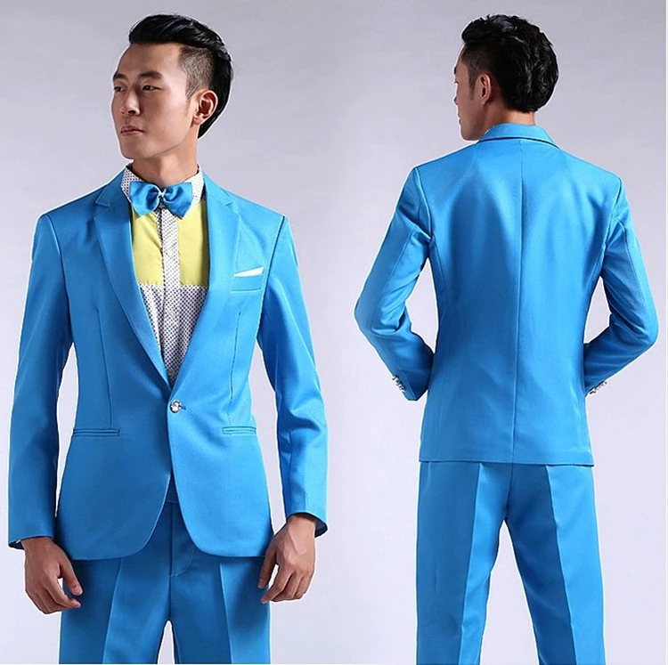 

Tuxedos For Men Wedding Prom Television Clothing Costumes photographed Suit Men Long-Sleeved Men's Suits Dress Hosted Theatrical