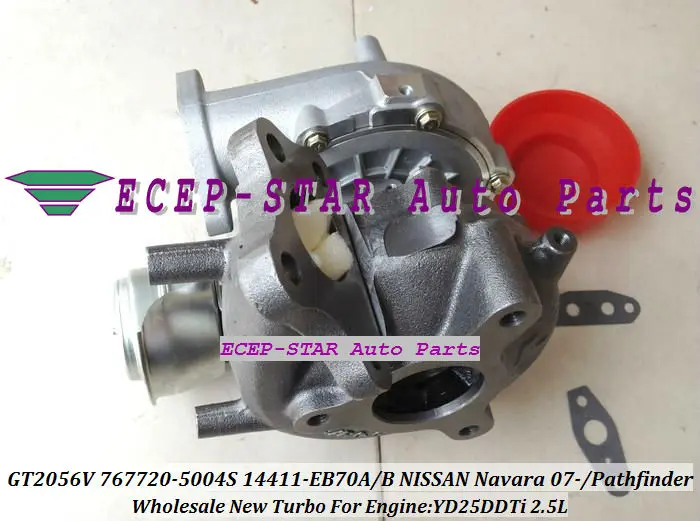 GT2056V 767720 767720-0001 14411-EB70A 14411 EB70B 14411 EB70C 14411 EB70A Turbo For NISSAN NAVARA Pathfinder YD25DDTi YD25 2.5L